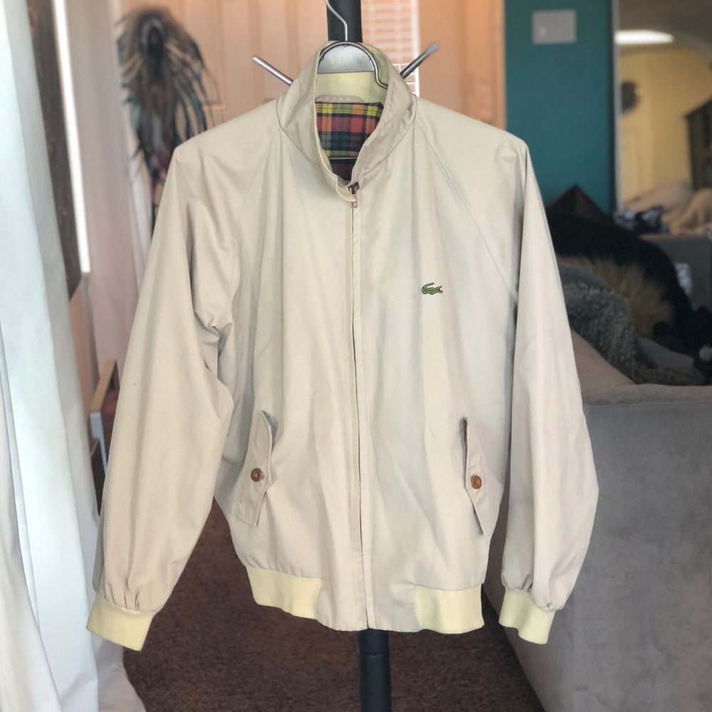 Vintage Khaki Lacoste  jacket